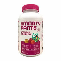 Kẹo Dẻo Vitamin Hữu Cơ Smarty Pants Women’s Complete - Bổ Sung Đầy Đủ Dinh Dưỡng Cho Nữ, Hỗ Trợ Làm Đẹp Da, Lọ 240 Viên