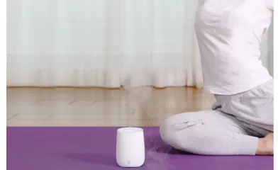 Máy phun sương tạo ẩm mini Xiaomi HL120ml - Thiết bị hỗ trợ tinh dầu, làm ẩm không khí cho phòng ngủ, văn phòng màu trắng/hồng