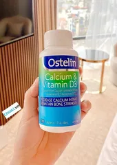 Viên uống Canxi Ostelin Calcium & Vitamin D3 130 viên - Hỗ trợ xương chắc khỏe, phát triển chiều cao cho bà bầu và trẻ em australia