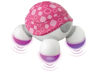 Máy Massage Cầm Tay Mini Turtle Homedics NOV-60 - Thiết Kế Không Dây, 3 Đầu Massage Tiện Lợi Cho Cơ Thể, Giải Tỏa Căng Thẳng