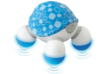 Máy Massage Cầm Tay Mini Turtle Homedics NOV-60 - Thiết Kế Không Dây, 3 Đầu Massage Tiện Lợi Cho Cơ Thể, Giải Tỏa Căng Thẳng