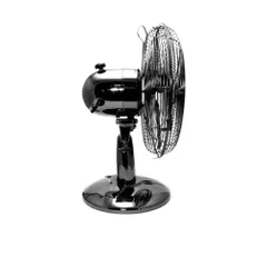 Quạt Bàn Tiross 4 Cánh Cao Cấp Màu Đen - Thiết Kế Sang Trọng, Công Suất 45W-50W, Làm Mát Hiệu Quả Mùa Hè