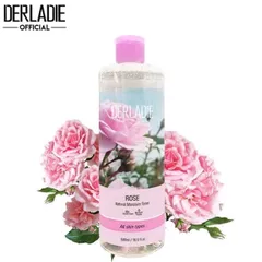 Nước Hoa Hồng Derladie Rose Natural Witch Hazel Toner 500ml - Dưỡng Ẩm Cho Da Khô, Ngăn Ngừa Mụn, Dành Cho Da Nhạy Cảm