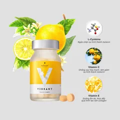 Viên Uống Trắng Da Toàn Thân Sakura Vibrant - Chiết Xuất Yuzu Nhập Khẩu Nhật Bản, Hỗ Trợ Làn Da Sáng Hồng Tự Nhiên 150 Viên