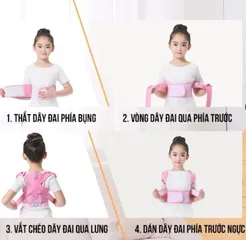 Đai Chống Gù Lưng Cho Bé Gái John Boehner - Giúp Nắn Chỉnh Tư Thế Ngồi Đúng Chuẩn, Hạn Chế Cong Cột Sống, Thiết Bị Chăm Sóc Sức Khỏe