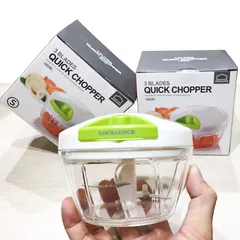 Dụng Cụ Xay Cắt Rau Củ Quả Bằng Tay Lock&Lock Quick Chopper - Tiện Lợi, An Toàn Cho Người Nội Trợ, Chất Liệu Không Chứa BPA
