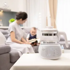 Máy Hâm Nước Pha Sữa Thông Minh Moaz Bebe MB-002 - Giữ Nhiệt 24h, Thiết Kế Hiện Đại, Đun Nước Nguyên Chất Cho Bé