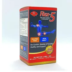 Viên Uống Hỗ Trợ Xương Khớp Flex 5 Olympian Labs của Mỹ - Giảm Đau Khớp, Tăng Cường Sức Khỏe Khớp và Xương