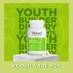 Viên Uống Trẻ Hóa Da Murad Youth Builder - Hỗ Trợ Tăng Sinh Collagen, Căng Mịn Da - Phù Hợp Mọi Loại Da, 120 Viên
