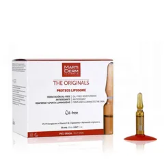 Serum Martiderm The Originals Proteos Liposome 30 ống - Dưỡng ẩm, điều tiết bã nhờn cho da dầu nhạy cảm, chống oxy hóa hiệu quả