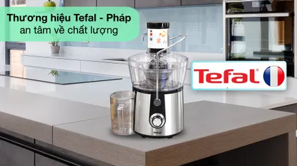 Máy Ép Trái Cây Tefal ZE550D38 - Công Suất 800W, Lưới Lọc Cao Cấp, Thiết Kế Thông Minh, Ép Nước Sánh Mịn Cho Gia Đình
