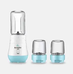 Máy Xay Đa Năng 3 Cối Bonbebe BB-39 - Thiết Kế Nhỏ Gọn, Lưỡi Dao Sắc Bén, An Toàn, Phù Hợp Cho Xay Sinh Tố, Xay Thịt, Xay Bột