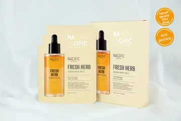 Mặt Nạ Dưỡng Ẩm Trẻ Hóa Da Nacific Fresh Herb Origin Mask - Combo 5 Miếng Cấp Ẩm, Cải Thiện Nếp Nhăn, Làn Da Sáng Khỏe