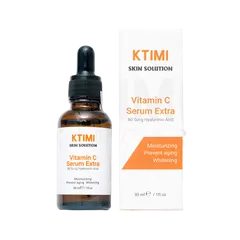 Serum Ktimi Vitamin C Extra - Dưỡng Trắng Da, Chống Lão Hóa, Cung Cấp Độ Ẩm Từ Vitamin C và Sodium Hyaluronate - 30ml