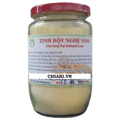 Tinh Bột Nghệ Vàng Cao Cấp 200gr - Lọ Thủy Tinh Nguyên Chất Hỗ Trợ Khỏe Đẹp, Cải Thiện Tiêu Hóa Và Làm Đẹp Da