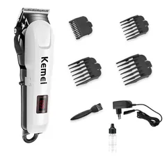 Tông đơ cắt tóc chuyên nghiệp Kemei 809 - Bộ 4 răng lược cao cấp, thiết kế nhỏ gọn, cắt tỉa dễ dàng tại nhà cho bé