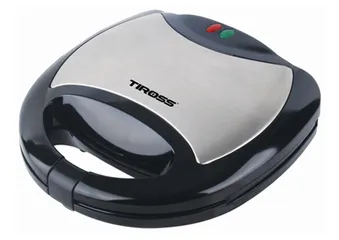 Máy Kẹp Nướng Bánh Sandwich Tiross TS514 Đa Năng - Nướng Bánh Ngon, Dễ Dàng Làm Bánh Quy, Bánh Trứng Chỉ Trong Vài Phút