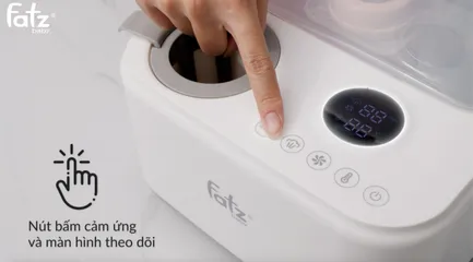 Máy Tiệt Trùng Bình Sữa Fatzbaby FB4320SJ Captain 1 - Chức Năng Hâm Sữa, Sấy Khô, Tiệt Trùng 4 Chế Độ Đặc Biệt Cho Mẹ và Bé
