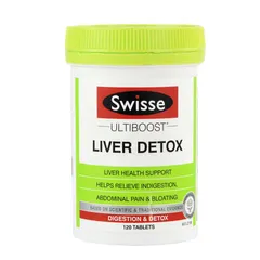 [Hàng nhập khẩu] Viên uống thải độc gan Swisse Liver Detox Úc - Hỗ trợ phục hồi chức năng gan tự nhiên, 120 viên bổ gan an toàn
