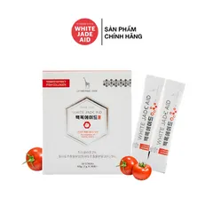 Bột Uống Trắng Da White Jade Aid Hàn Quốc - Hỗ Trợ Collagen, Giảm Nám và Tàn Nhang, Da Trắng Sáng Khỏe Mạnh