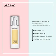 Toner Cải Thiện Nếp Nhăn Ahohaw Recovery Booster Solution - Nước Hoa Hồng Tái Tạo Da Giúp Làn Da Tươi Trẻ, Rạng Ngời 140ml