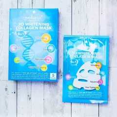 Mặt nạ giúp trắng da Sakura 3D Whitening Collagen Mask