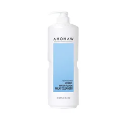 Sữa Rửa Mặt Tẩy Trang Ahohaw Hybrid Water Milky Cleanser 1200ml - Làm Sạch Sâu, Dưỡng Ẩm, Phù Hợp Cho Tất Cả Các Loại Da