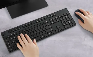 Bộ Bàn Phím & Chuột Không Dây Xiaomi WXJS01YM 2.4GHz - Thiết Kế Hiện Đại, Đèn LED, Tương Thích Mọi Thiết Bị
