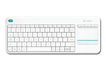 Bàn phím không dây điều khiển từ xa Logitech K400 PLUS - Phụ kiện máy tính tích hợp bàn di chuột, kết nối Bluetooth, thiết kế tiện dụng