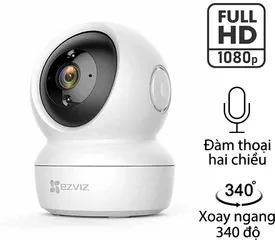 Camera IP Wifi trong nhà xoay 360 Ezviz C6N 1080p - Giám sát hiệu quả ngày đêm, tích hợp micro và loa đàm thoại 2 chiều