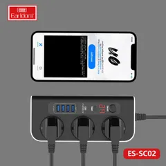 Ổ cắm Earldom ES-SC02 - Thiết Bị Nhiều Cổng Tích Hợp USB cho Điện 240V AC 50-60Hz - Phụ Kiện Thông Minh Tiện Lợi