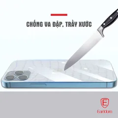 Miếng dán PPF mặt sau điện thoại vân cá sấu Earldom - Bảo vệ tối ưu, chống trầy xước, phong cách độc đáo cho iPhone và Samsung