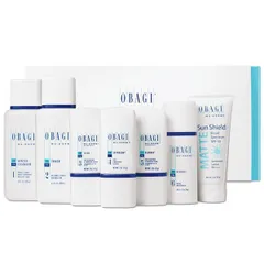 Bộ Dưỡng Giảm Nám Obagi Nu-Derm System Cho Da Khô - Bộ 7 Sản Phẩm Chăm Sóc Da Tối Ưu, Giúp Tái Tạo và Làm Sáng Da