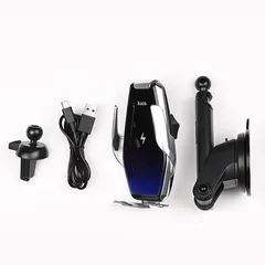 Bộ Sạc Không Dây Hoco S14 Tự Động Đóng Mở - Sạc Siêu Nhanh 15W Cho Xe Hơi - Tiện Lợi Khi Lái Xe, Phù Hợp Mọi Điện Thoại