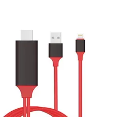 Cáp HDMI Earldom ET-W5 - Chuyển Đổi Tín Hiệu Lightning Sang HDMI Full HD 1080P Cho iPhone/iPad, Dài 2 Mét, Chất Lượng Cao