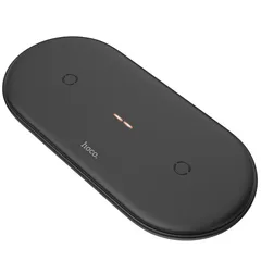 Đế sạc không dây chuẩn QI 10W Hoco CW23 - Sạc nhanh 2in1 cho điện thoại, AirPods, iWatch - Phụ kiện chính hãng tiện lợi