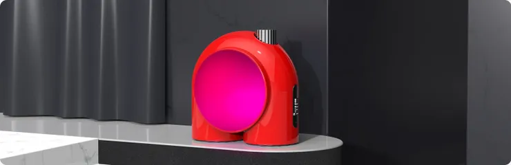 Đèn Led trang trí để bàn không dây Divoom Planet-9 - Chiếu sáng đa sắc RGB, kết nối Bluetooth, thời gian sử dụng 24 giờ