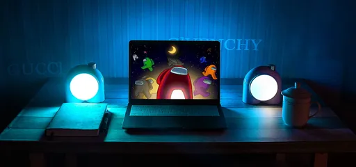Đèn Led trang trí để bàn không dây Divoom Planet-9 - Chiếu sáng đa sắc RGB, kết nối Bluetooth, thời gian sử dụng 24 giờ
