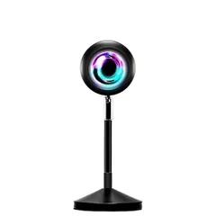 Đèn LED Trang Trí Hiệu Ứng Hoàng Hôn - Đèn Quay Video TikTok Đẹp Tự Nhiên, Thiết Kế Hiện Đại, 16 Màu Điều Chỉnh