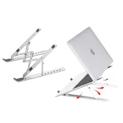 Giá Đỡ Gấp Gọn Laptop, Macbook & iPad Earldom EH88 - Thiết Kế Chữ W, Chất Liệu Nhôm, Điều Chỉnh Cao, Phụ Kiện Máy Tính Tiện Lợi