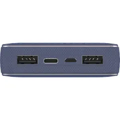 Pin sạc dự phòng Energizer 20000mAh UE20043BE - Sạc nhanh Li-Polymer, 2 Cổng USB, Thiết kế nhỏ gọn, Màu xanh, Xám, Đen