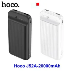 Sạc Dự Phòng Hoco J52A 20000mAh Chính Hãng - Thiết Kế Siêu Mỏng, 2 Cổng Sạc Nhanh An Toàn, Pin Hiệu Suất Cao