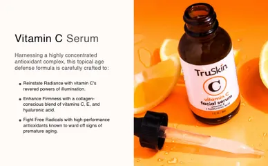 Serum Dưỡng Trắng Da TruSkin Vitamin C 20% - Hỗ Trợ Trẻ Hóa, Giảm Nám, Căng Bóng Da 60ml Từ Mỹ