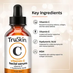 Serum Dưỡng Trắng Da TruSkin Vitamin C 20% - Hỗ Trợ Trẻ Hóa, Giảm Nám, Căng Bóng Da 60ml Từ Mỹ