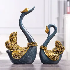 Tượng Đôi Thiên Nga Phong Thủy Trang Trí Nhà Cửa - Decor Độc Đáo Tạo Kết Nối Tình Cảm, Quà Tặng Ý Nghĩa