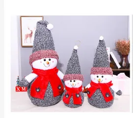 Người Tuyết Trang Trí Giáng Sinh Cao 25cm Ngộ Nghĩnh - Đồ Chơi, Quà Tặng Ý Nghĩa, Trang Trí Nhà Cửa Lễ Hội