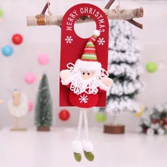 Tấm Treo Trang Trí Giáng Sinh Họa Tiết Cao Cấp Vải Mềm - Đồ Trang Trí Cửa Cây Noel, Mang Lại Không Gian Ấm Áp