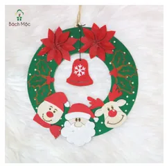 Bảng Gỗ Treo Tường Bách Mộc Chủ Đề Noel - Trang Trí Giáng Sinh Độc Đáo Cho Phòng Khách, Phòng Đọc Sách, Cửa Hàng