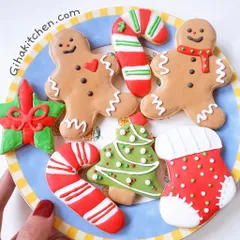 Set Bánh Cookie Giáng Sinh Kèm Hộp Xinh Xắn - Món Quà Ý Nghĩa Cho Gia Đình Mùa Noel - Trang Trí Bắt Mắt, Hương Vani Thơm Ngào Ngạt