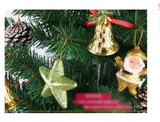 Bộ Phụ Kiện Trang Trí Noel Nhiều Màu Sắc - Trang Trí Cây Thông Giáng Sinh Đa Dạng, Sống Động Cho Ngôi Nhà Bạn